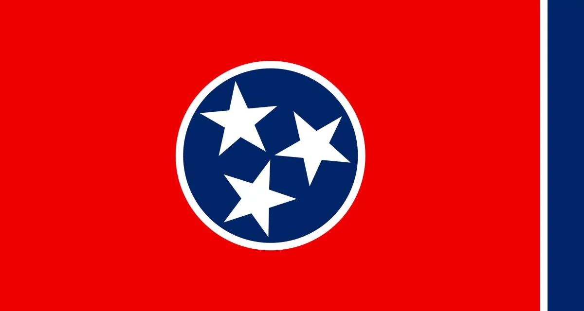 Vector,Flag,Illustration,Of,Tennessee,State,,United,States,Of,America.